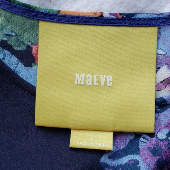 Anthropologie MAEVE Silk Blouse - Picture 3 of 4